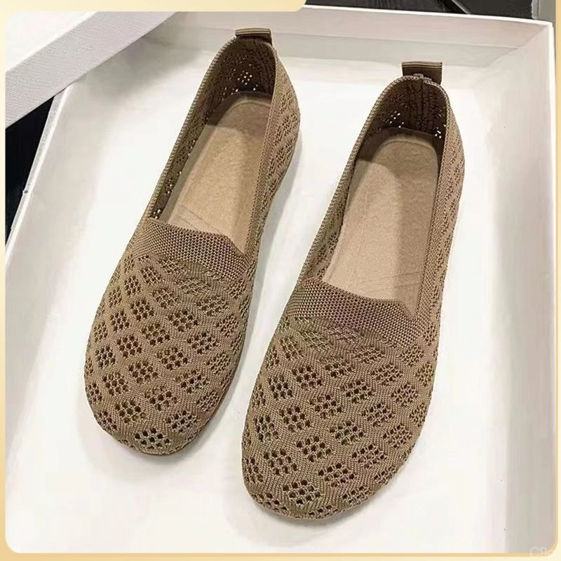 老北京布鞋夏季新款轻便小薄底女鞋软底网面透气防滑妈妈鞋棉鞋