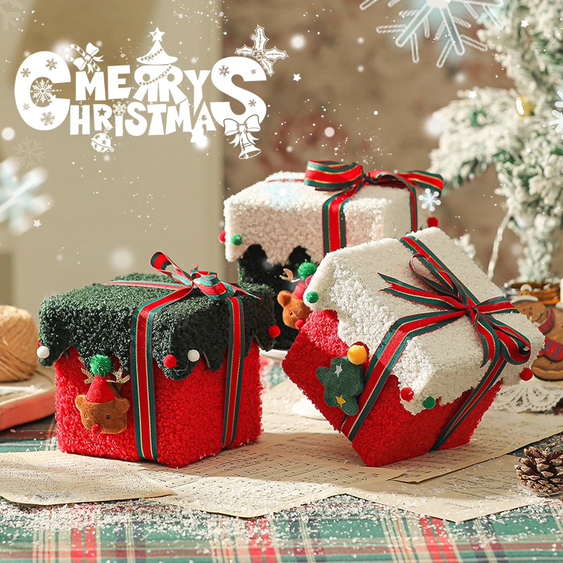 创意圣诞节苹果包装盒高档加厚加硬高颜值圣诞礼盒平安夜苹果包装