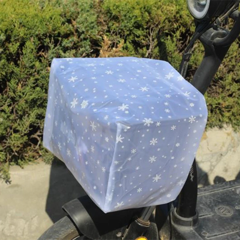 电动车车篮防水罩自行车前头电动电瓶车挡雨袋通用型万能车筐雨罩