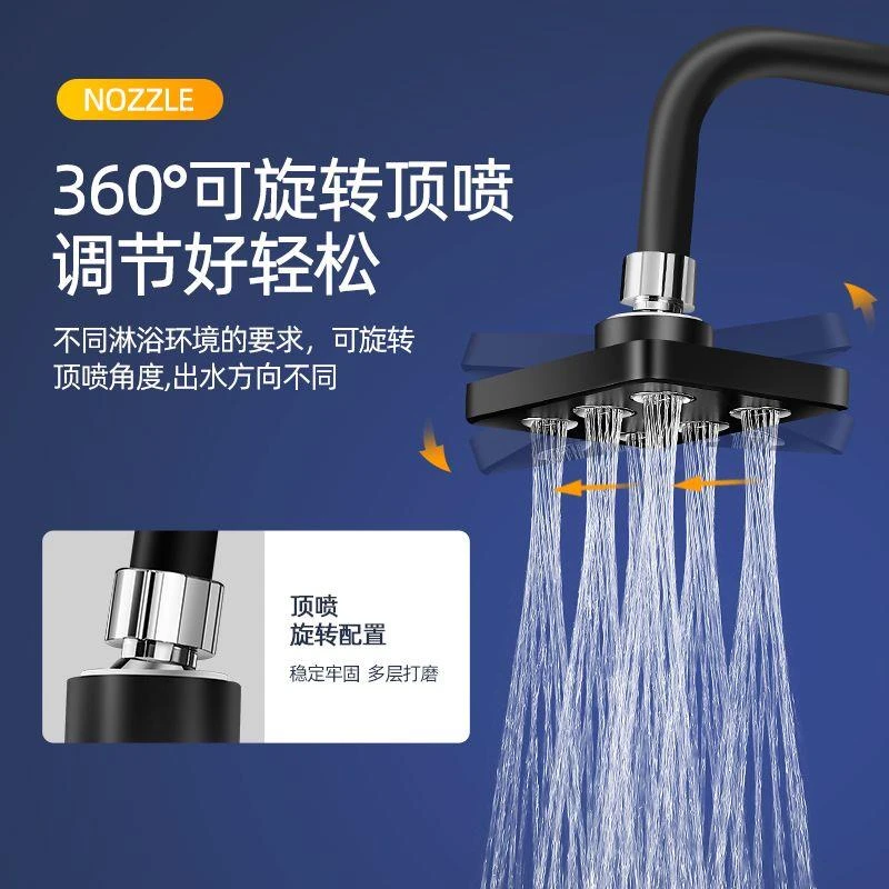 高品质淋雨增压喷头酒店沐浴通用淋浴头顶喷家用花洒大花洒喷头