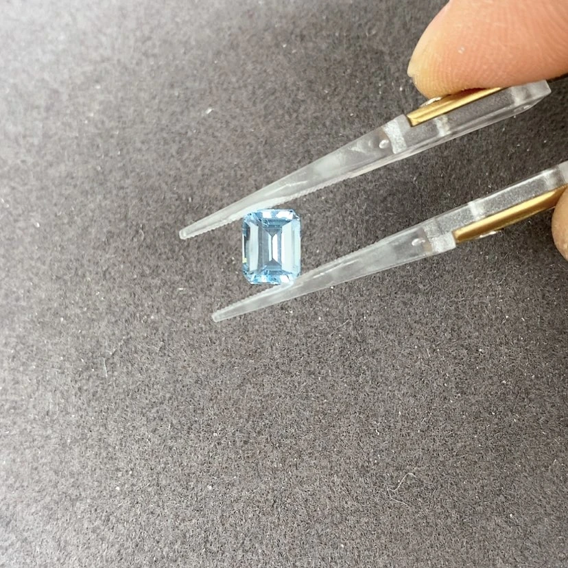 【闪购商品】海蓝宝石耳坠未镶嵌?*城海蓝宝