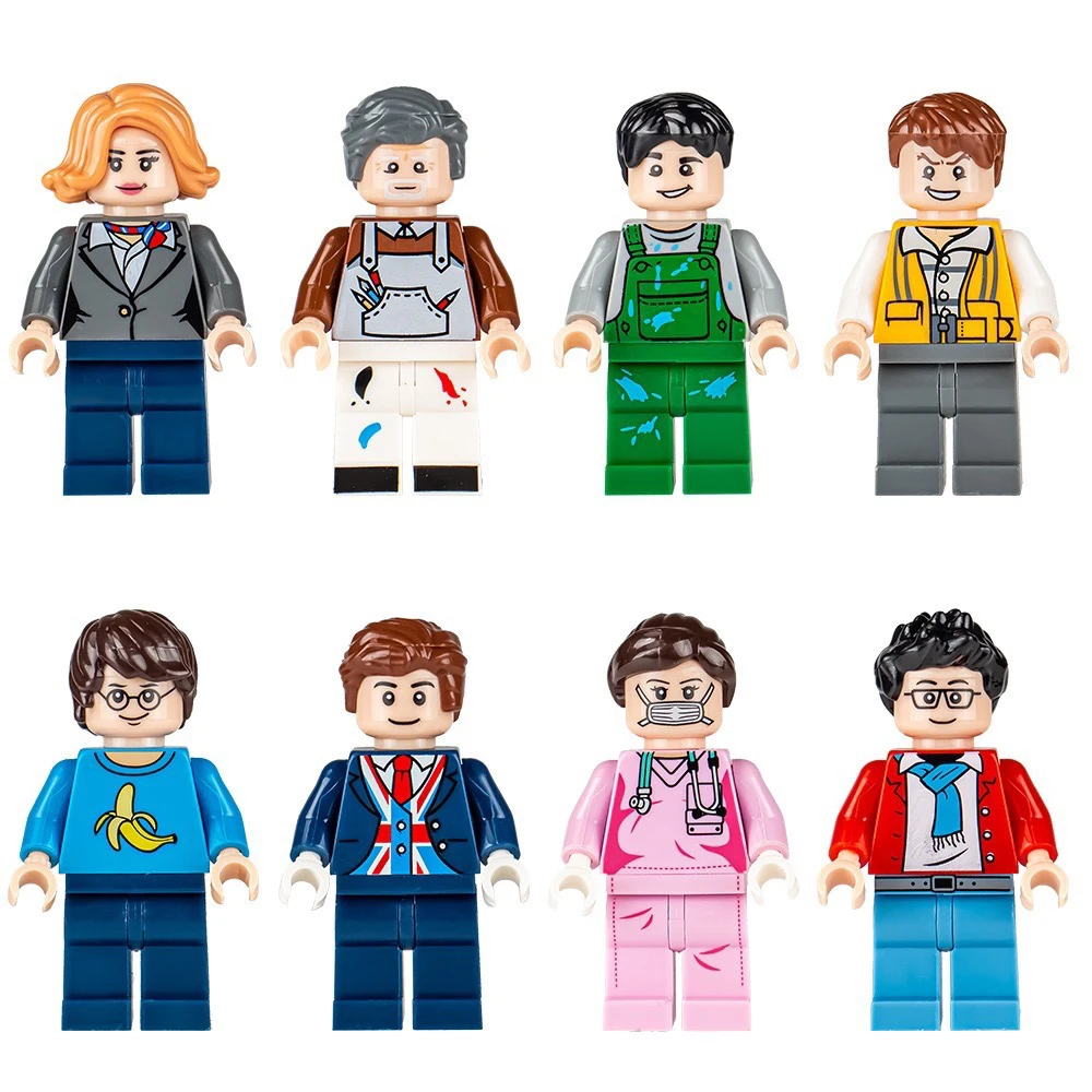 城市职业系列 积木人仔 小颗粒拼装积木（商品特殊不支持退换）