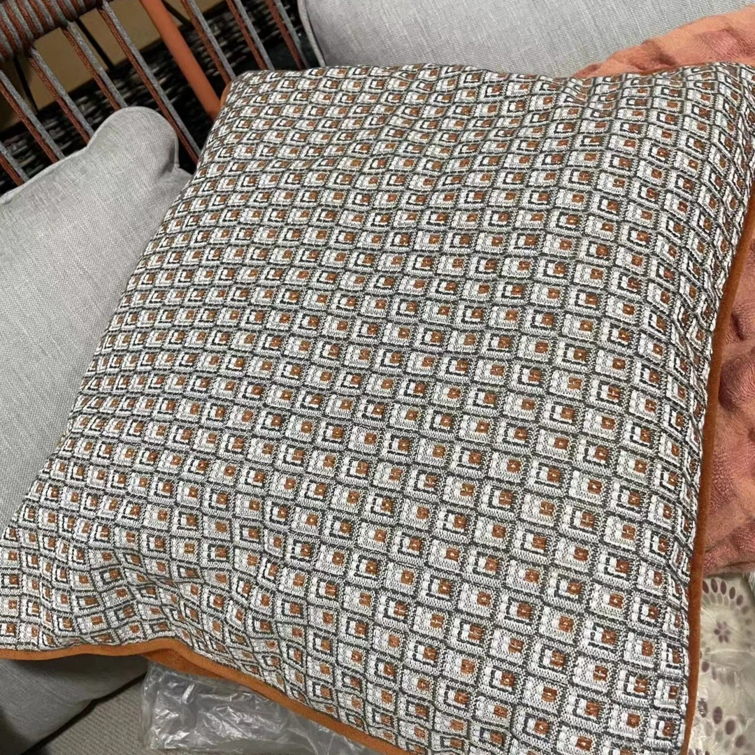 坐垫防水户外坐垫抱枕靠枕沙发垫子双面柔软印花