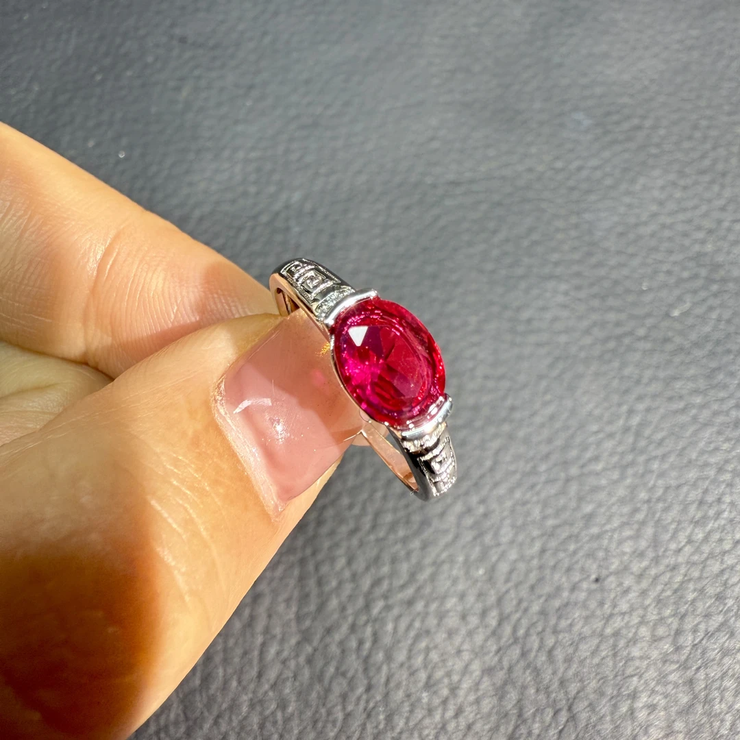 典藏轻奢-A-901-鸽血红-红宝石-精工培育戒指