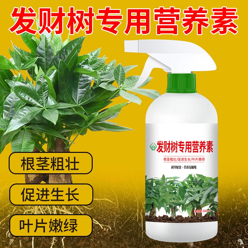 【直接喷免稀释】发财树专用氮磷钾微生物叶面肥植物营养液水溶肥