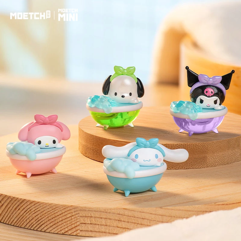 【拆盒】三丽鸥泡泡浴缸系列萌趣豆HelloKitty盲盒