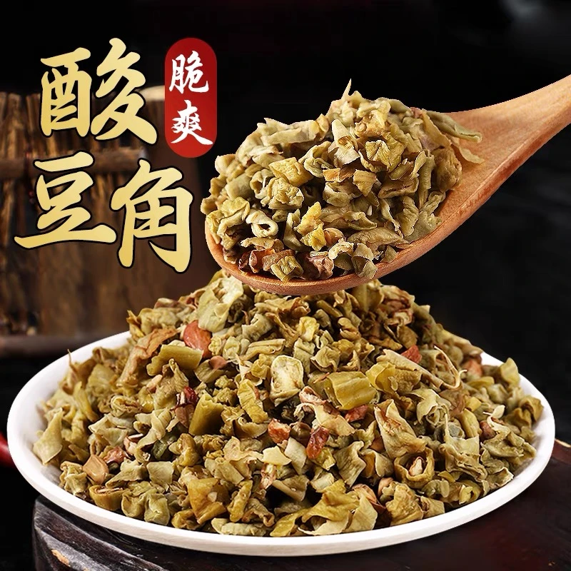 湖南传统老坛腌制特产扑豆角坛装下饭菜酸脆爽口食用酸豆角350g