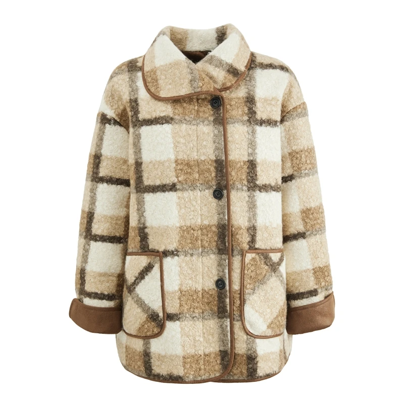 【ANY SPOOR】秋冬立领女款休闲宽松保暖长袖羽绒上衣73DC10