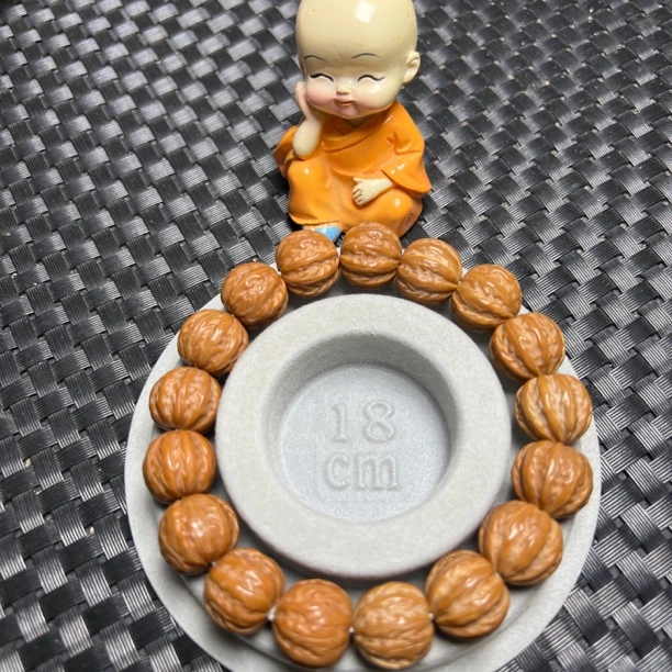 京八棱猴头核桃手串原皮原色