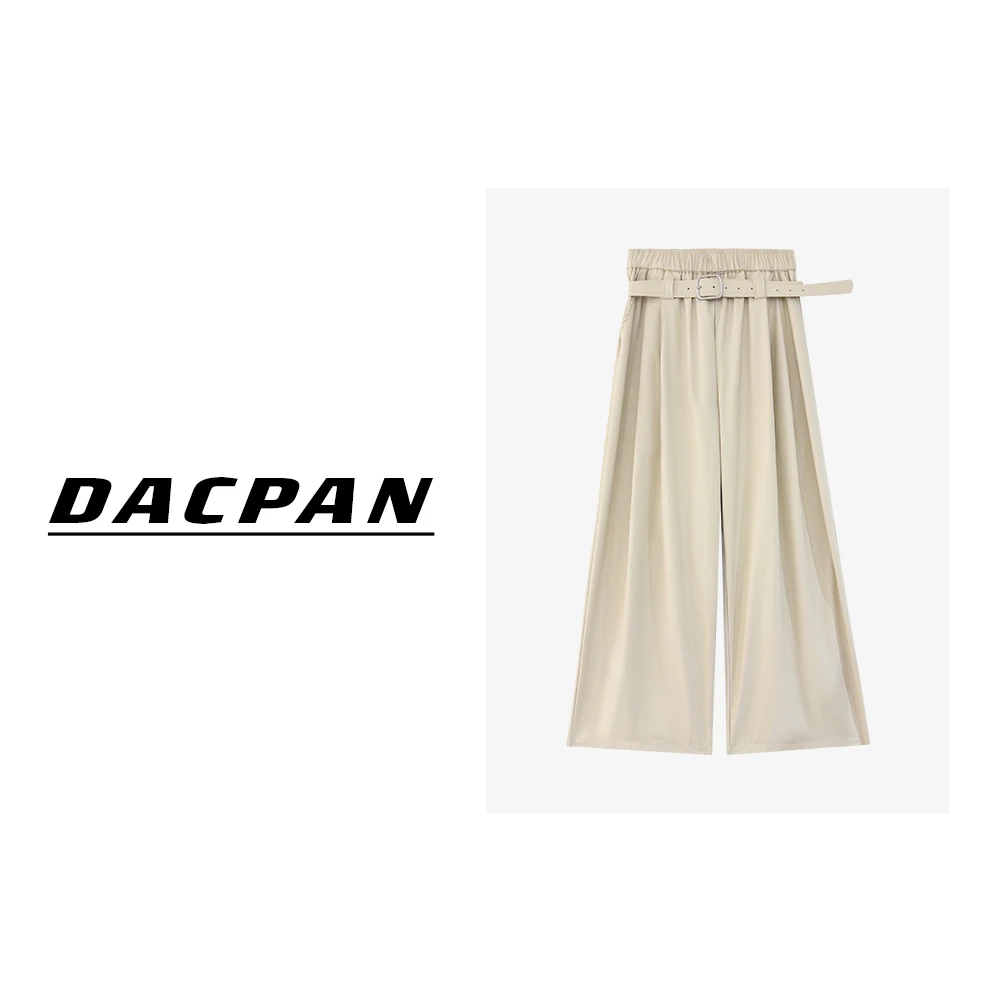 【爵士女郎】秋冬腰带阔腿长裤   皮裤