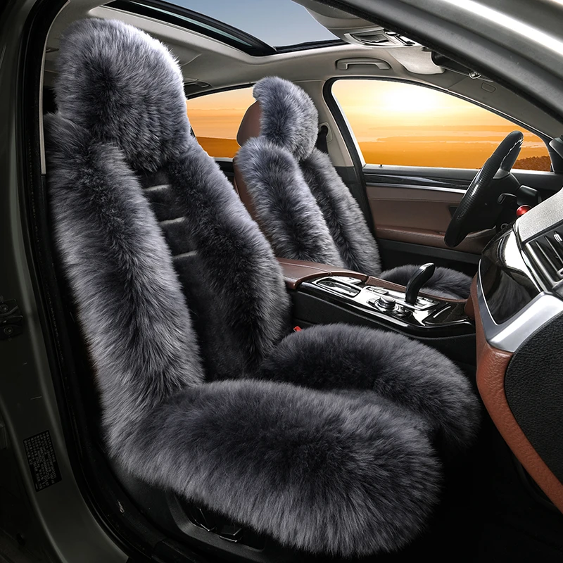 哪咤v座套专用长毛绒保暖座椅套专车u坐垫汽车座套座垫坐垫包座垫