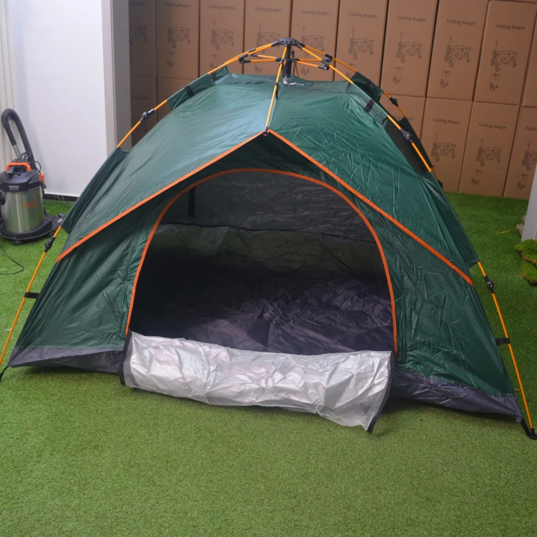 户外帐篷双人便携收纳一体登山速开帐篷