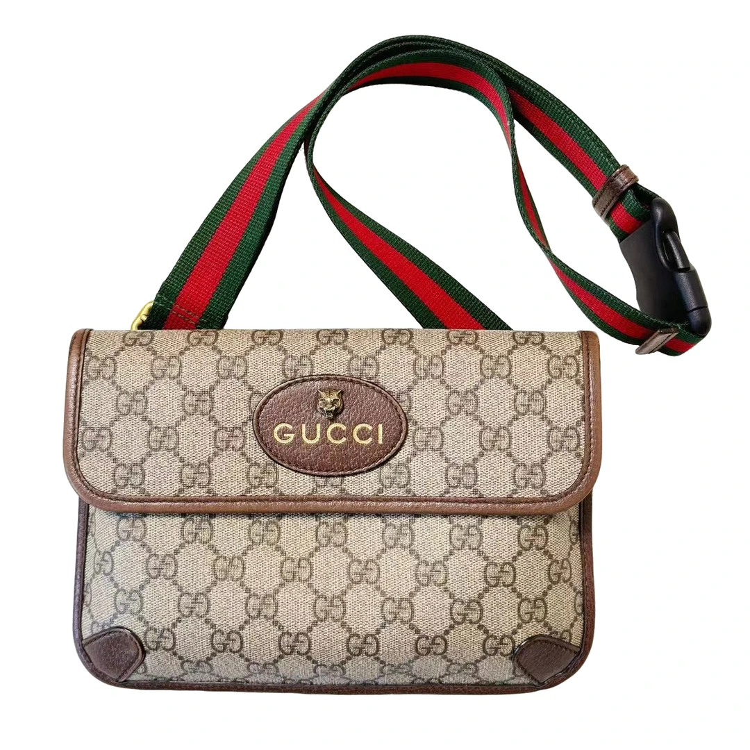 Gucci/古驰 时尚 百搭 潮流 老花满印 腰包/95+新/XG-Y19937