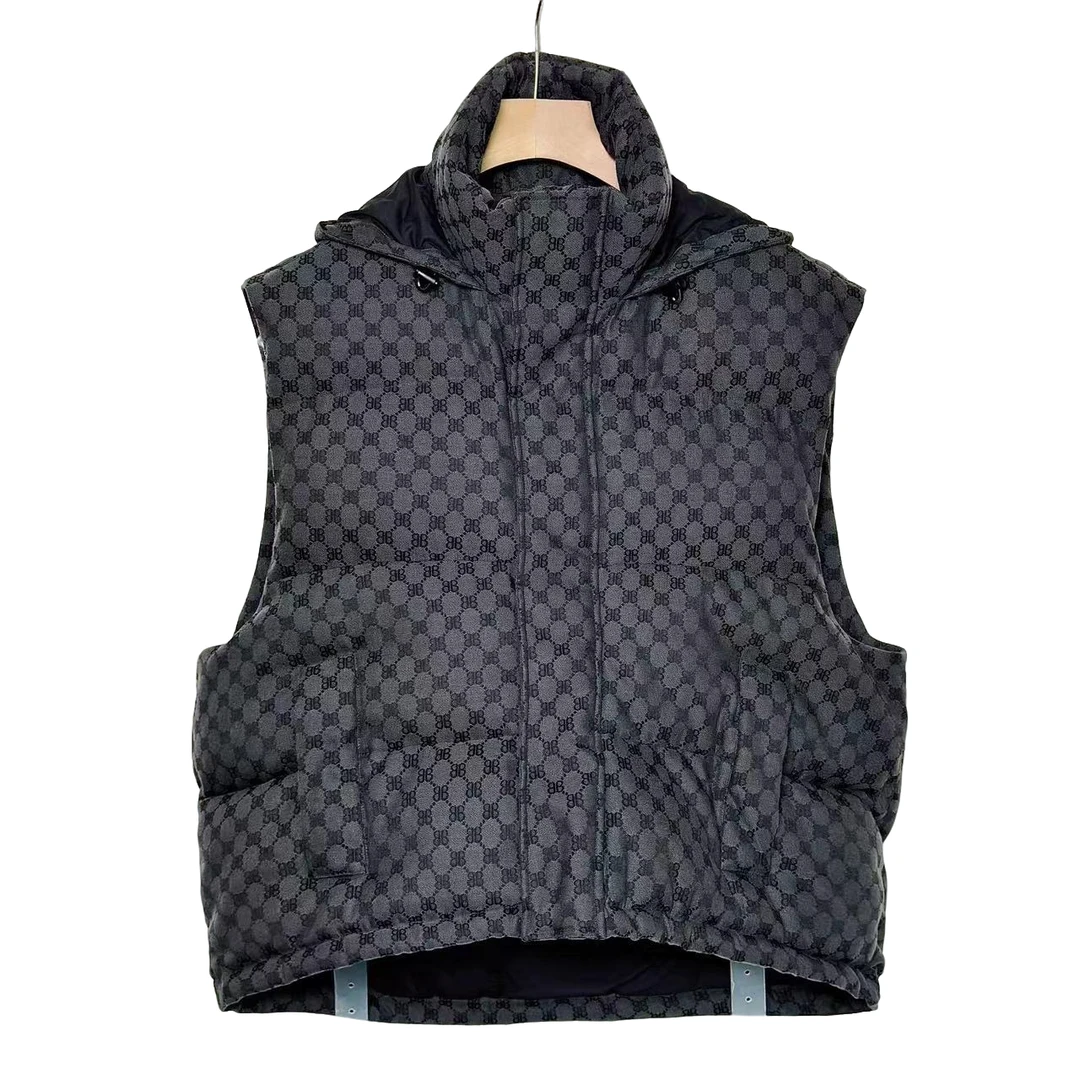 Balenciaga/巴黎世家 老花满印 马甲/44码/99新带吊/XG-Y19798