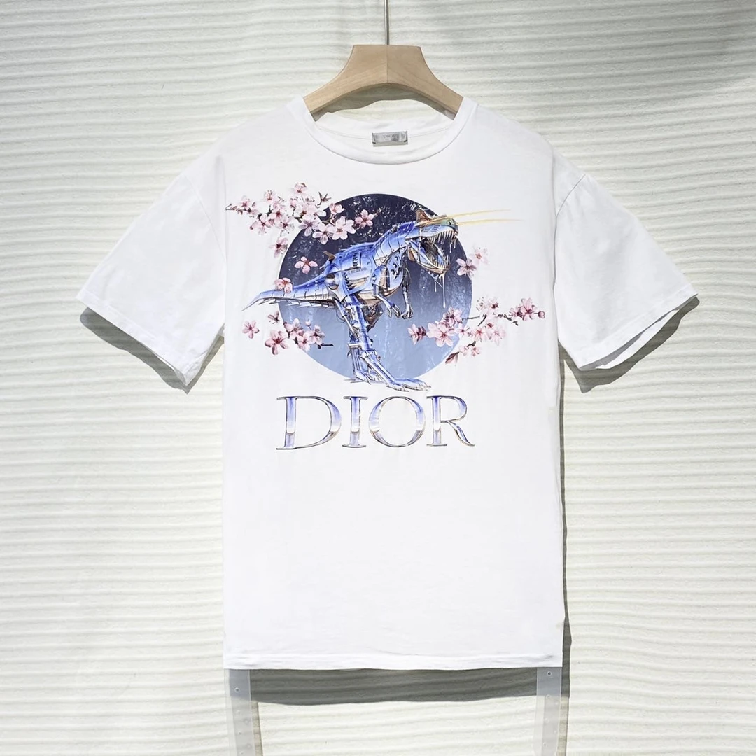 竞拍 迪奥/Dior 空山基联名 logo 短袖 T恤/m码/95+新/XG-Y13354