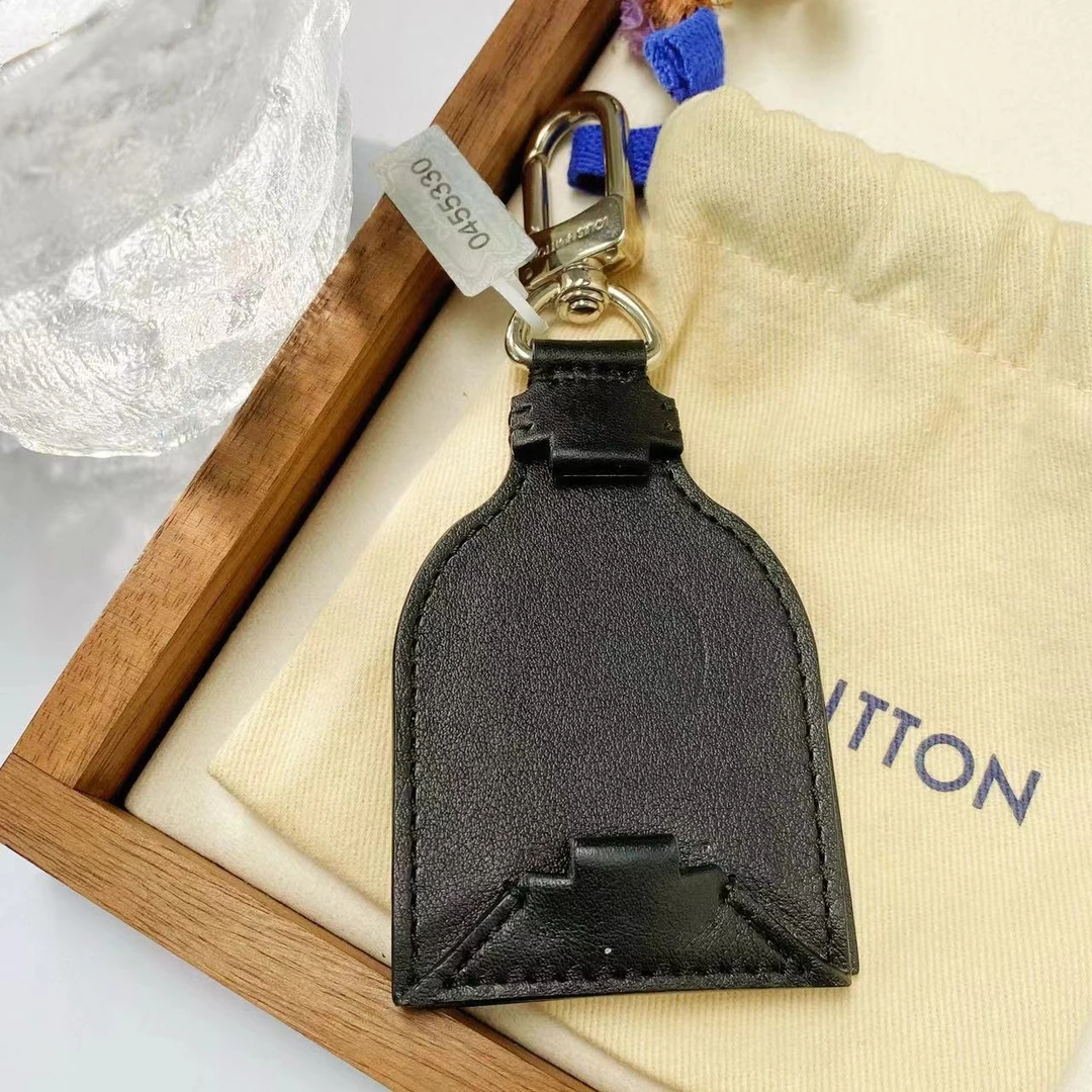 竞拍 Louis Vuitton/路易威登 Lv 皮牌 钥匙扣/95+新/XG-Y0455330