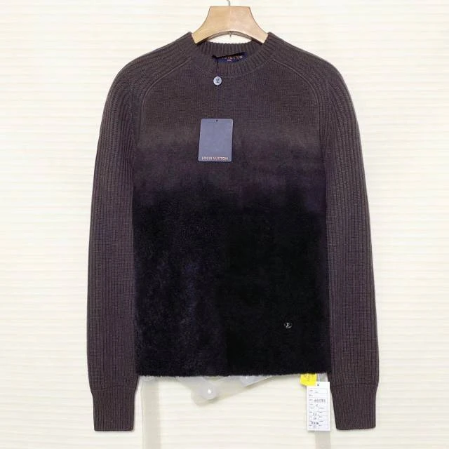 全新未使用 LouisVuitton/路易威登 毛衣 拼接/m码/XG-Y21260