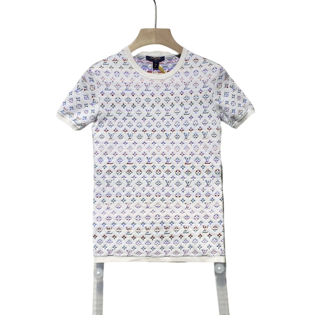 Louis Vuitton/路易威登 LV 彩色 满印 短袖/S码/95+新/XG-Y19680
