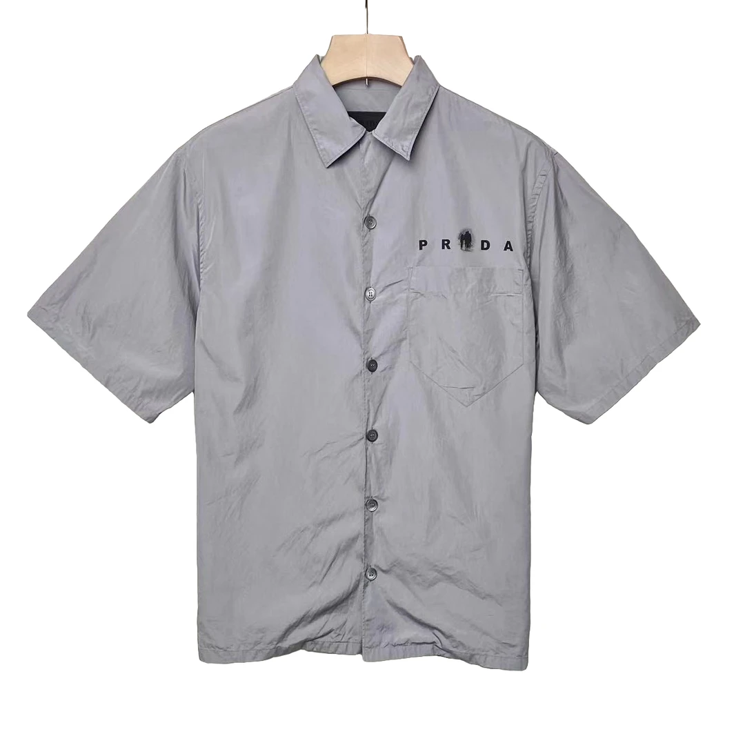 Prada/普拉达 时尚 休闲 logo 印花 短袖/m码/95+新/XG-Y18613