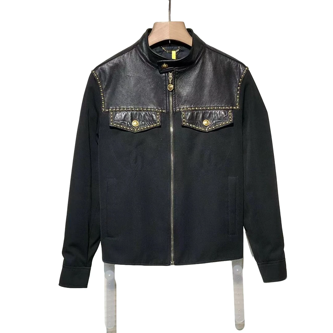 Versace/范思哲 拼接 休闲 潮流  外套/46码/95+新/XG-Y13249