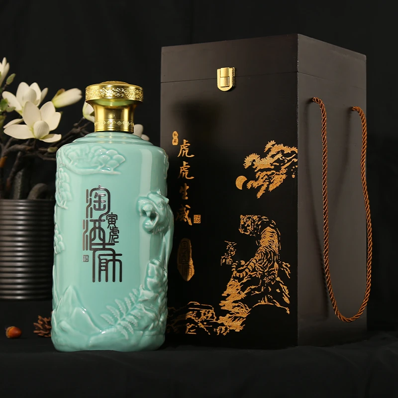 问沙淘酒大师虎年生肖酱香型白酒 53度2.5L*1坛
