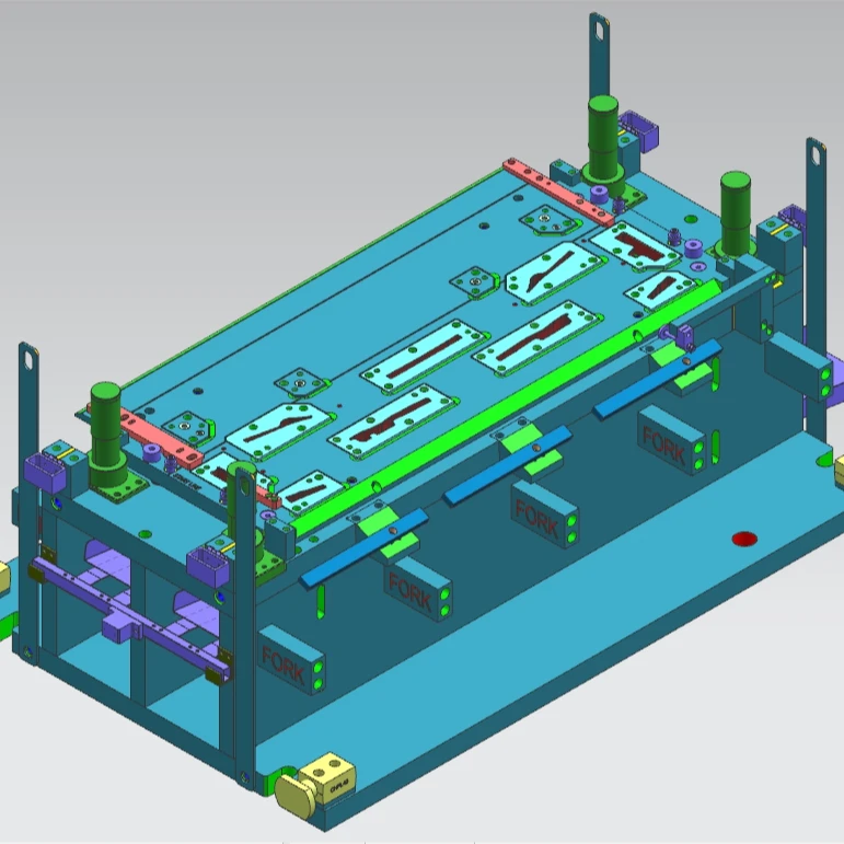 连续开料模结构视频教程