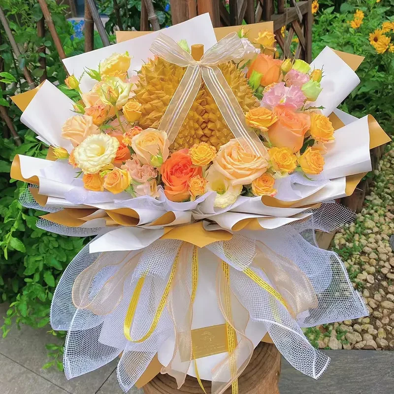 鲜花速递同城配送生日榴莲水果花束女友闺蜜北京上海深圳广州长沙