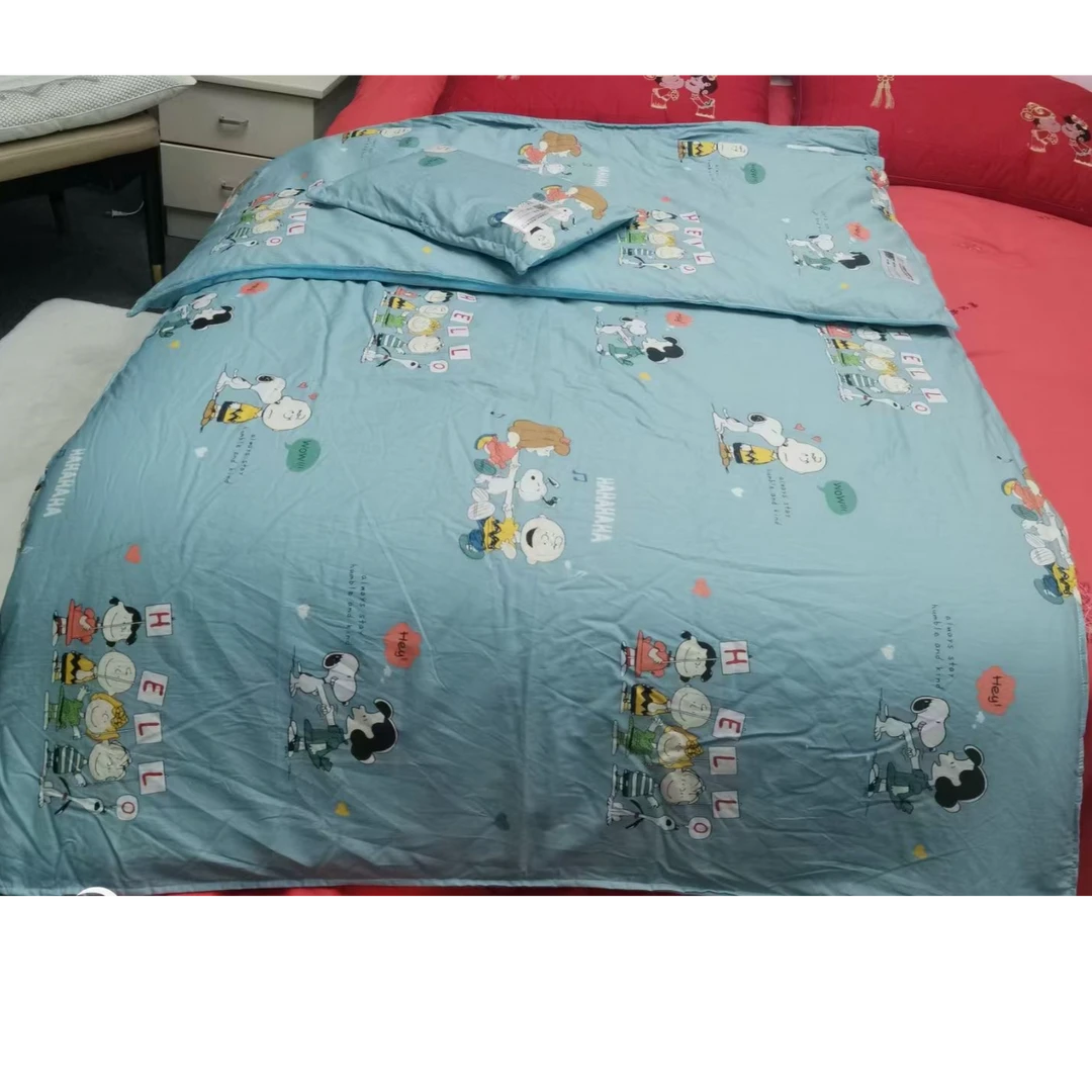 纯棉加绒双面冬天六件套幼儿园午睡专用加厚