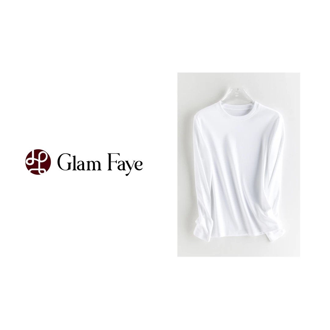 【经典流传】原生内搭长袖T恤纯色简约百搭修身t恤