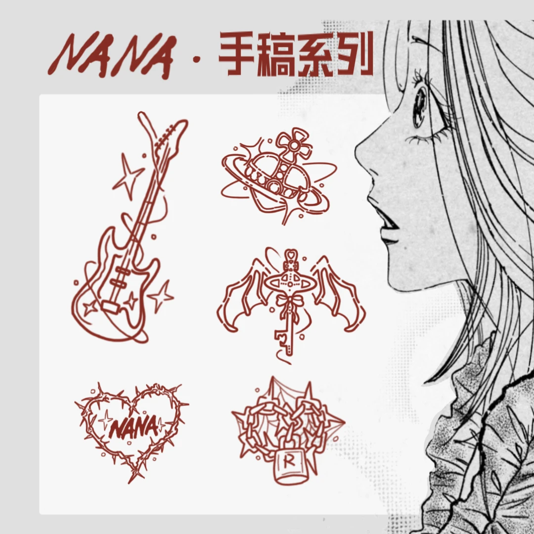 【NaNa款纹身贴 6贴】塑社原创女性简约小众防水ins纹身贴