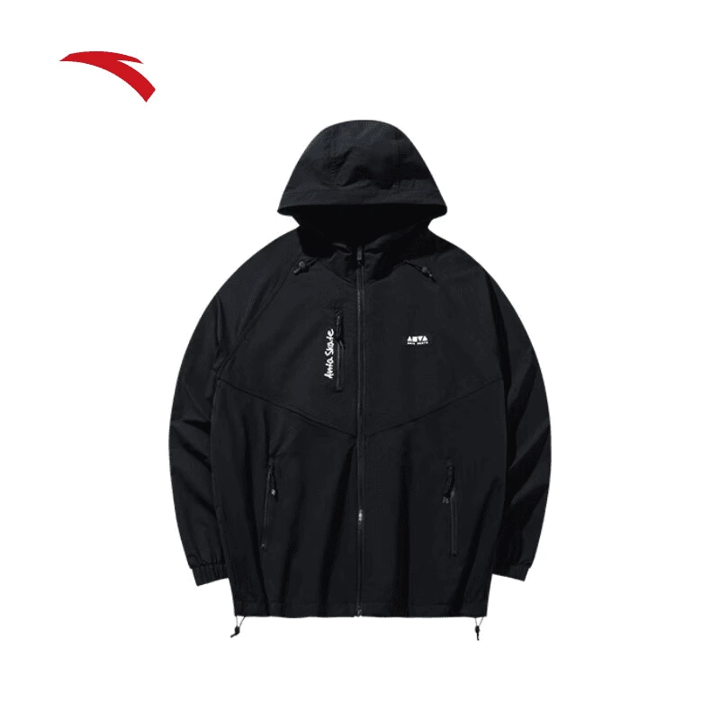 ANTA/安踏运动外套男女同款秋季潮流休闲宽松防泼水保暖上衣风衣