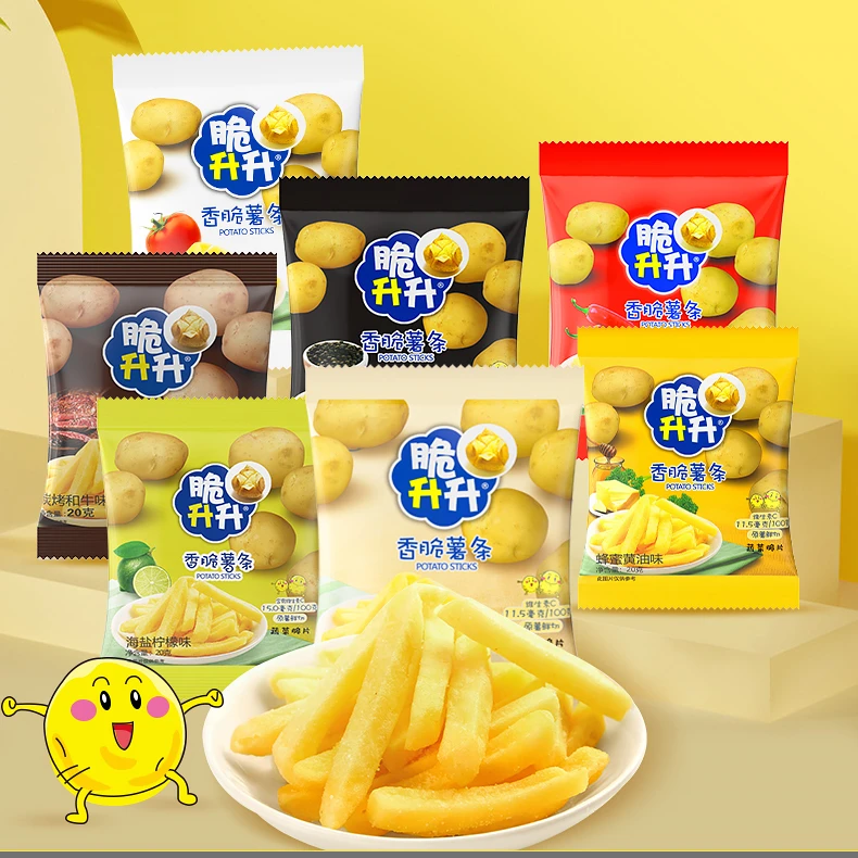 【吃货美食节】脆升升香脆薯条小包装休闲零食休闲食品解馋小零食