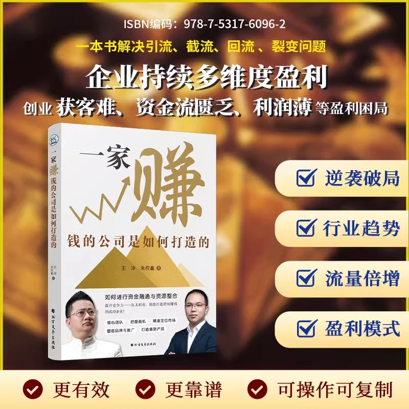 一家赚钱的公司是如何打造的 王冲著 高利润是策划出来的裂变营销