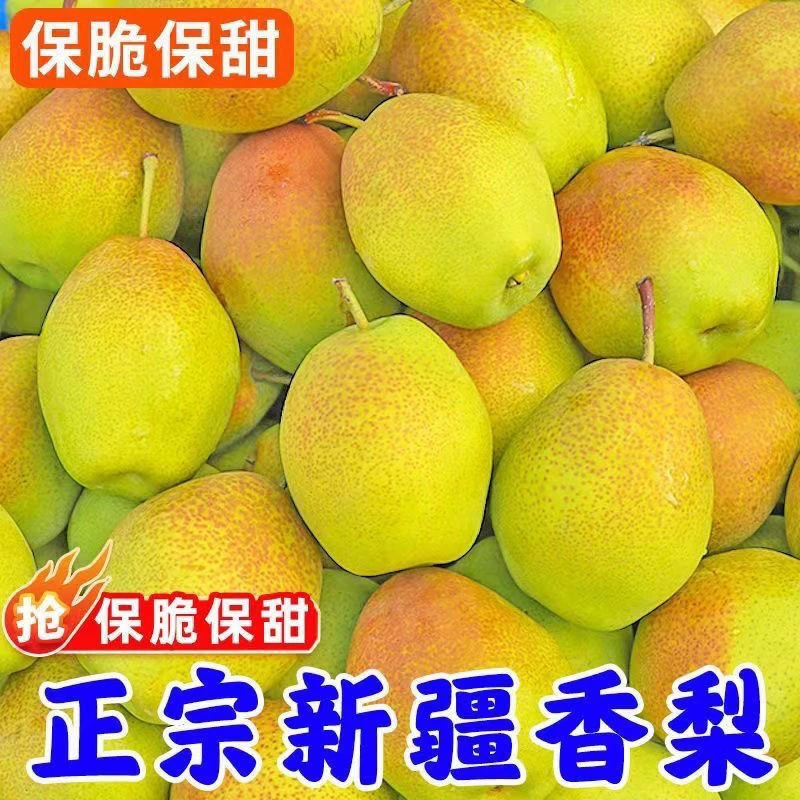 【半价抢】库尔勒红香酥梨1/9斤梨子新疆香梨甜脆酥梨薄皮新鲜水果