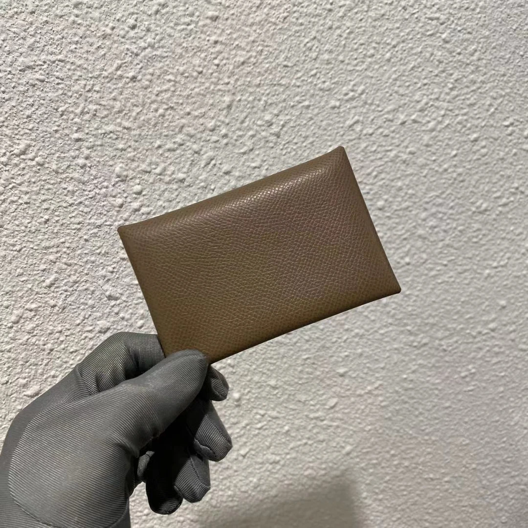 95新 Hermes/爱马仕 calvi卡包