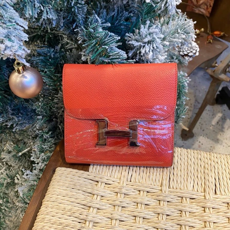 95新 Hermes/爱马仕 康康短款钱包