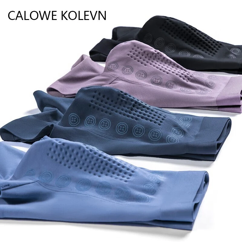 CALOWE KOLEVN内裤男士莫代尔负离子纯色四角裤头平角裤裤衩夏季