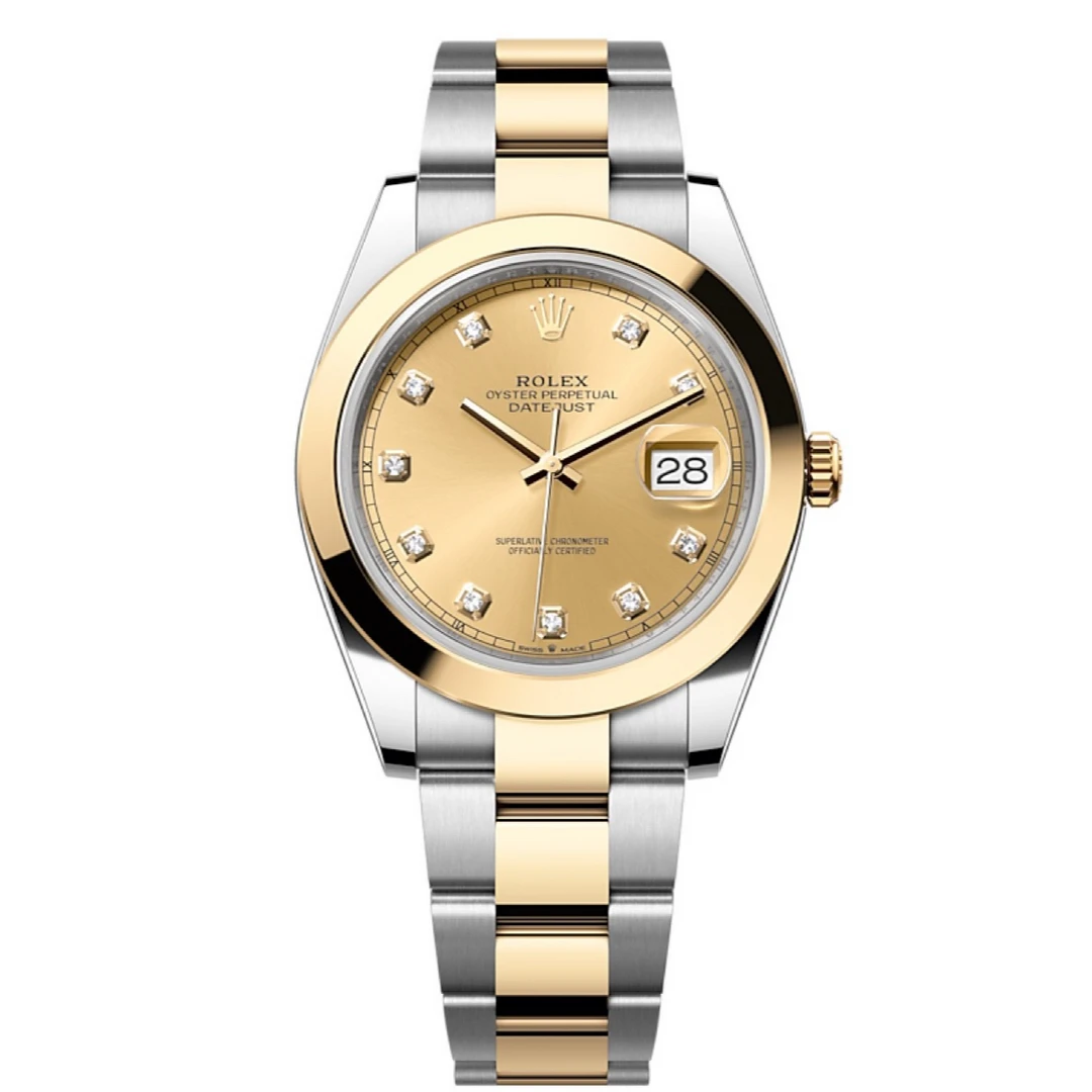 95新 Rolex/劳力士 间金日志M126303/41表径23年全套全长
