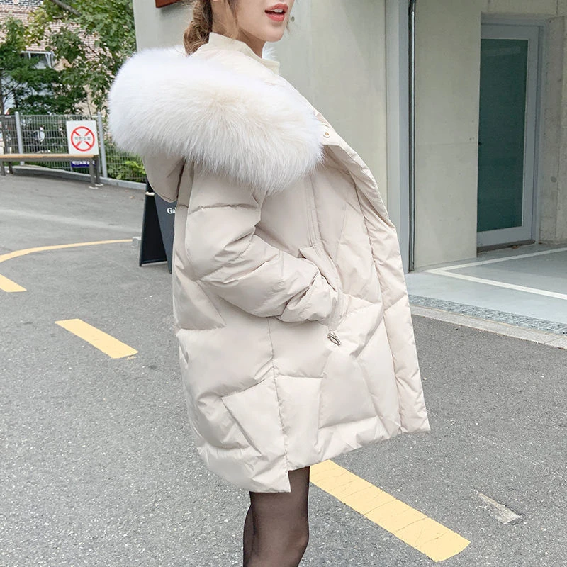 波司豋冬季棉服女韩版宽松显瘦棉袄女加厚2023新款棉衣女中长款小