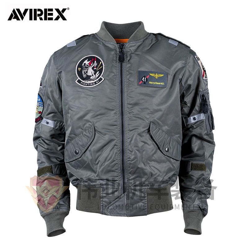 Avirex飞行员夹克捍卫战士骑行服防风防水城市骑行护具防摔机车服
