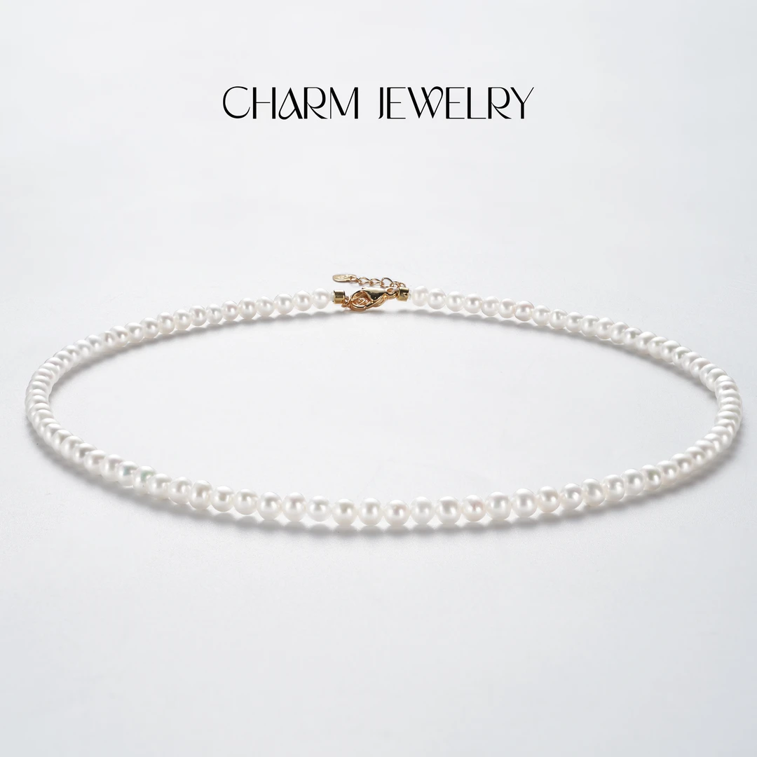 【新粉福利】淡水AK珍珠4-5mm珍珠项链/小米/极强光A