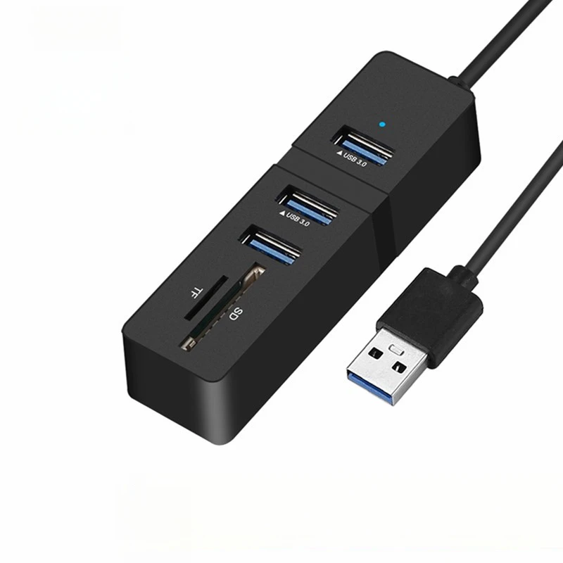 USB3.0HUB+读卡器USBCOMBO多功能3.0集线器读卡器SDTF扩展器