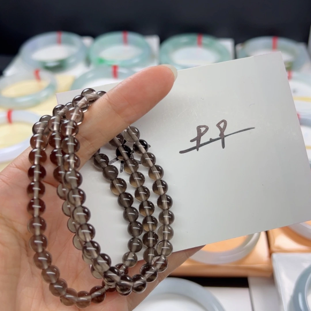 【闪购商品】黑曜岩手串合金