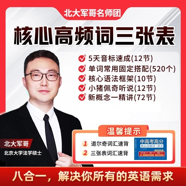 高分核心高频词三张表附小学新课标A