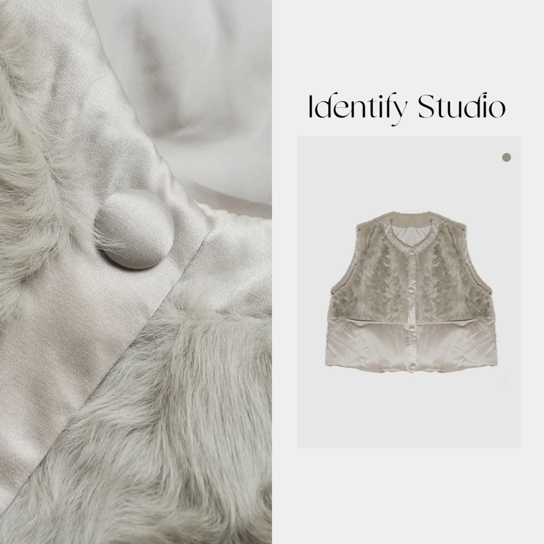 IDENTIFY香香“招牌主义”秋冬马甲外套无袖时尚24AW