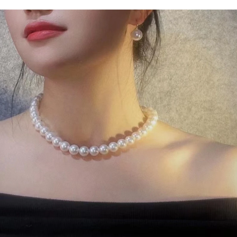 铜仿珍珠项链 属于你的饰品【王妃】明星倪妮同款气质时尚法式百搭