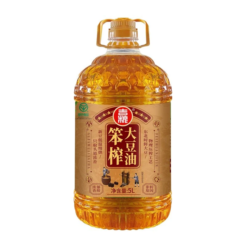 【吉粮】非转基因笨榨大豆油5L/桶