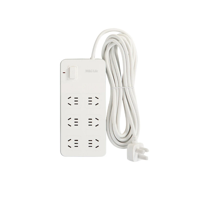 98653  晨光文具延长线插座时尚款六位5米