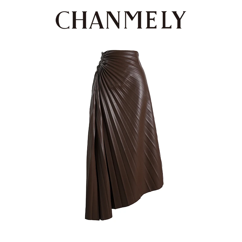【CHANMITY】时尚压褶半裙  022357