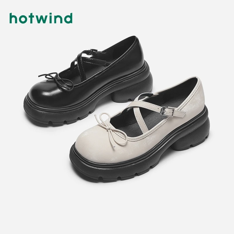 热风2024年秋季新款女士时尚休闲鞋H28W4309